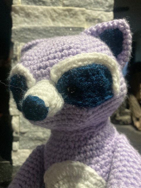 Raccony Randal Purple Raccoon Plushy, Randall - Etsy