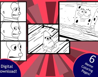 Pagine da colorare a tema meme