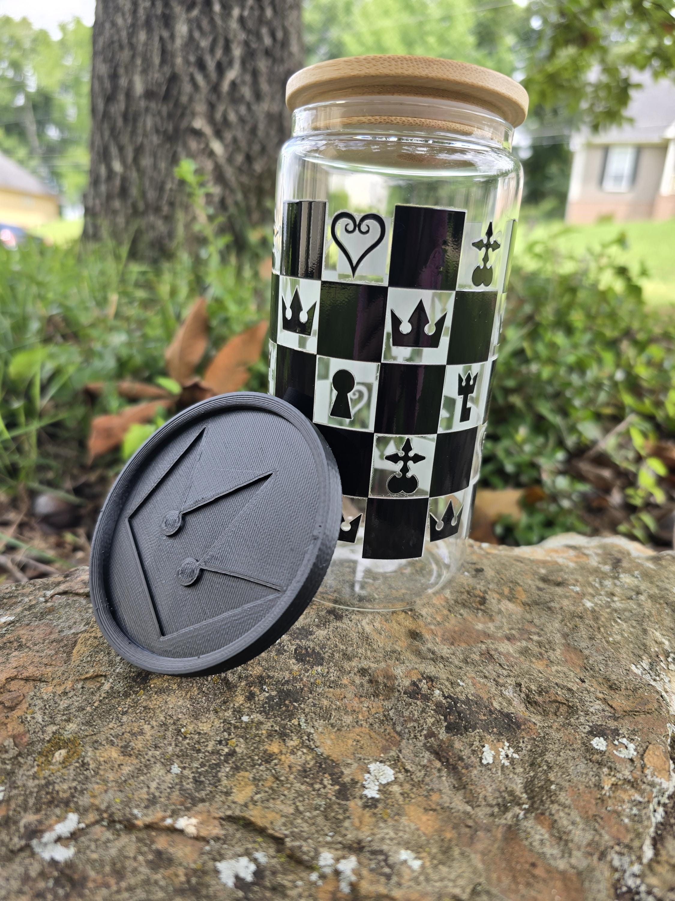 Kingdom Hearts Glass - Etsy