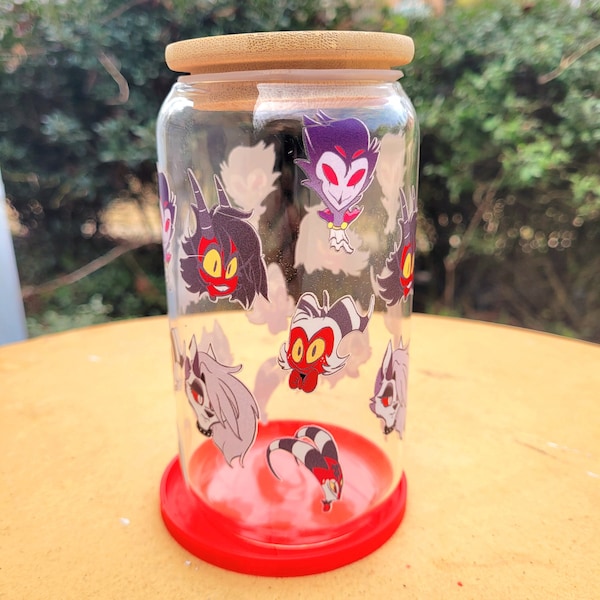 Helluva Boss Chibi Portrait Glass Frost Tumblr