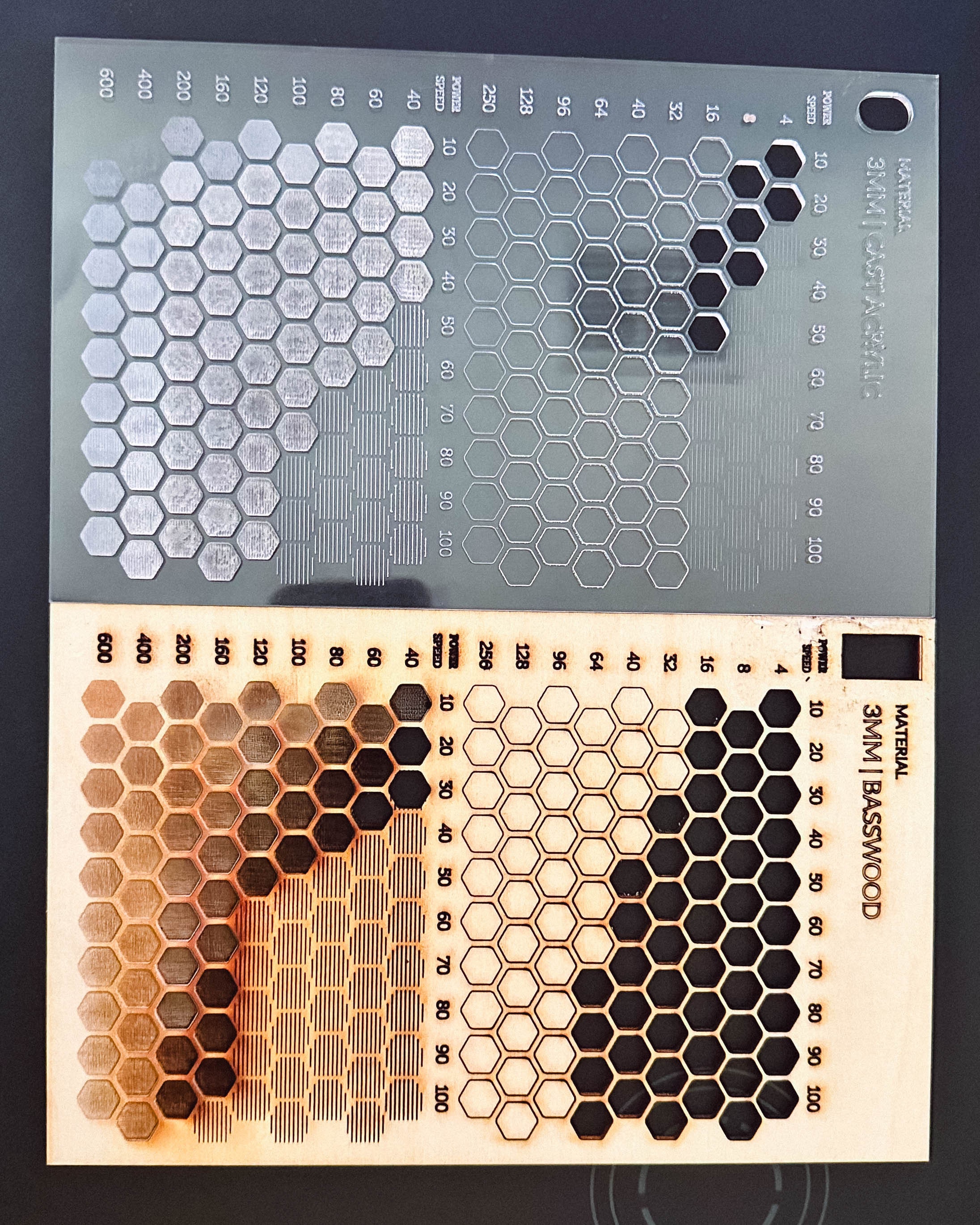 Xtool Creative Space Laser Engrave and Cut Test Grid - Etsy
