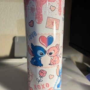 Valentines Tumbler Stitch and Angel image 2