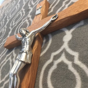 16&quot; Large Crucifix wall cross, perfect for Wedding, Baptism, First Communion, or Confirmation gifts