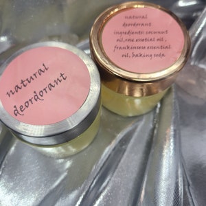 Natural deodorant