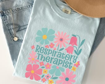 Comfort Colors Respiratory Therapy Shirt, Respiratory Therapist Tee, RT Gift,Healthcare Worker Appreciation Shirt,Medical Profession Apparel
