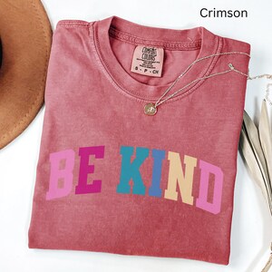 Shirt Comfort Colors® Cute Be Kind, shirt Teacher Kindness, shirt Choose Kindness, shirt Back to School, shirt voor leraar basisschool, shirt voor leraar basisschool