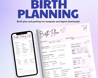 Birth Plan & Go Bag Packing Lists