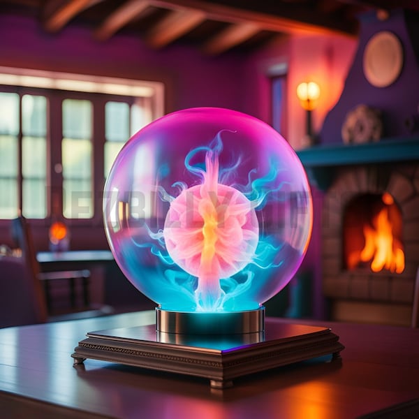 Magical Plasma Ball, PNG.