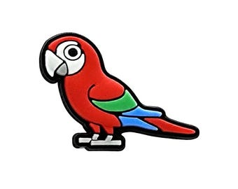 Adornos para zapatos de loros y cacatúas: una linda decoración para zapatos Crocs.