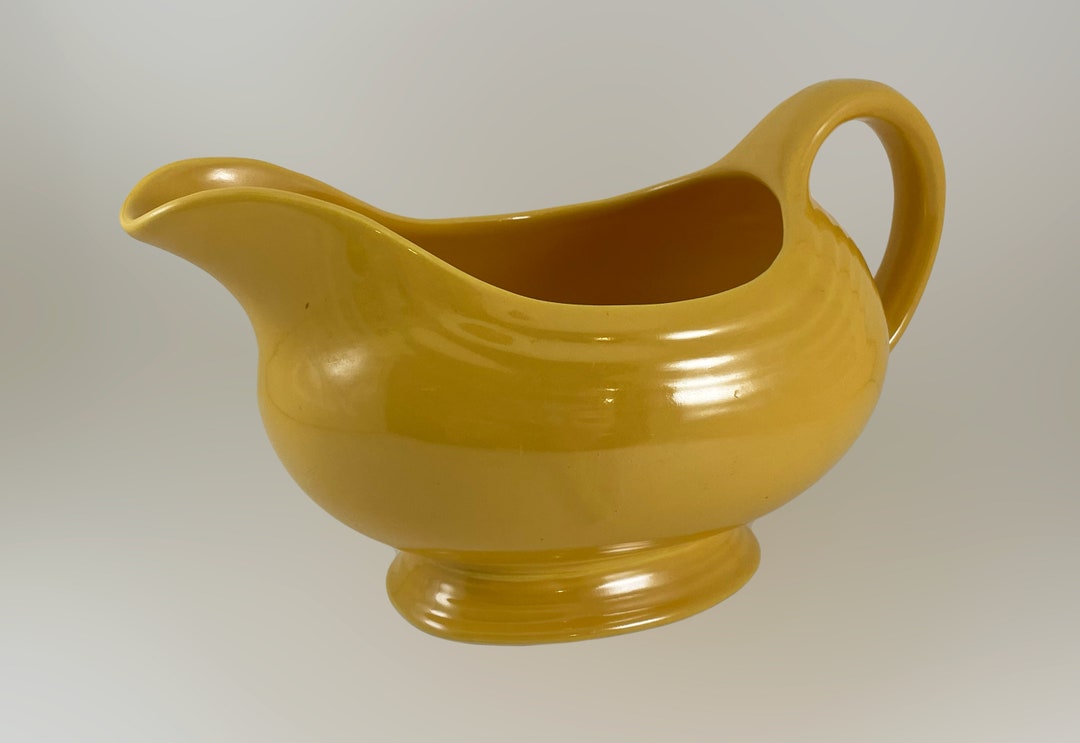 Vintage Fiestaware Gravy Boat 1970s Etsy