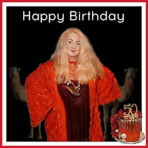 Carte de vœux d’anniversaire de la fiancée de 90 jours Miss Debbie