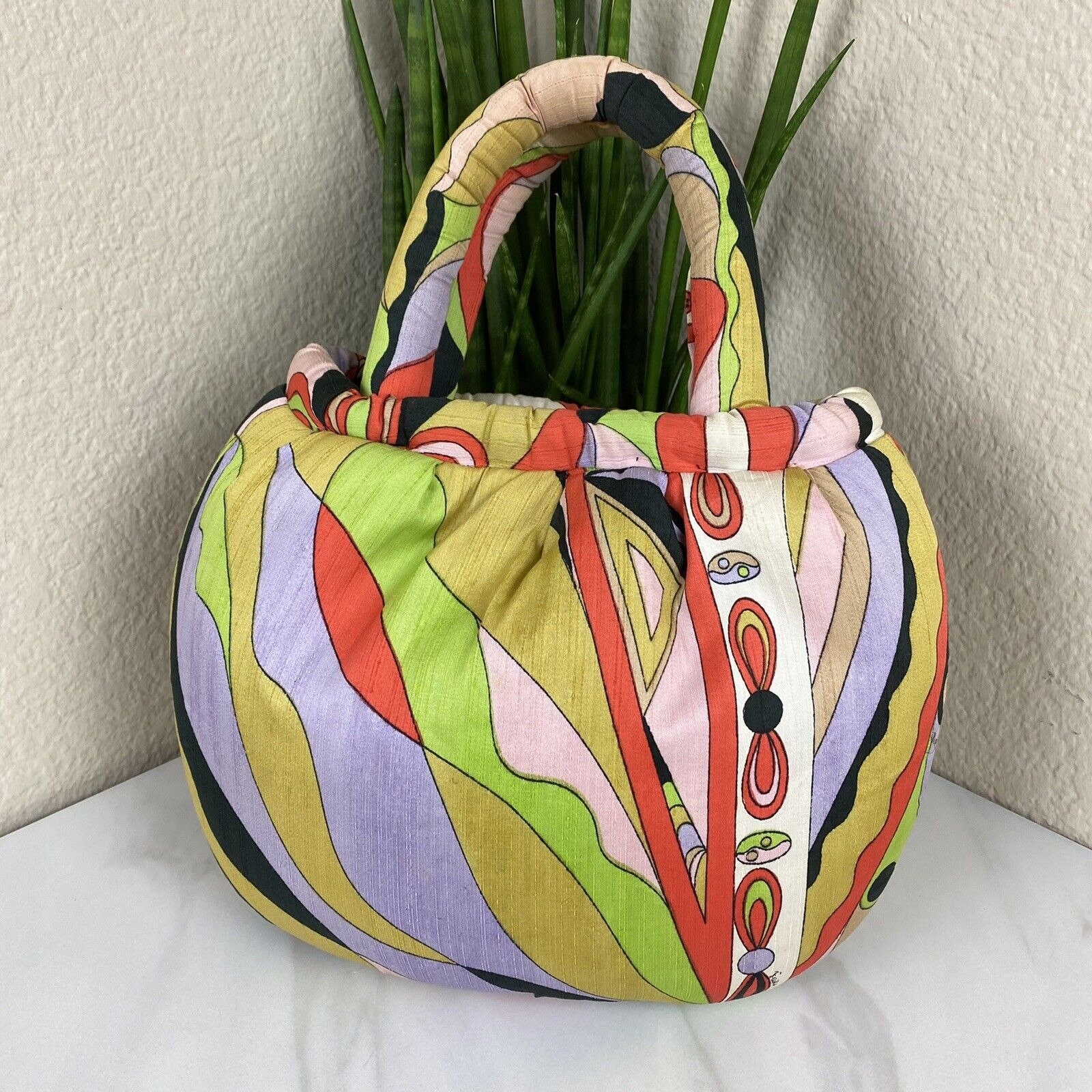 Rare Vintage EMILIO PUCCI BAGS by Jana Orchid Pink Velveteen 