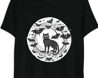 Doom Cat and his bats - Short sleeve t-shirt
