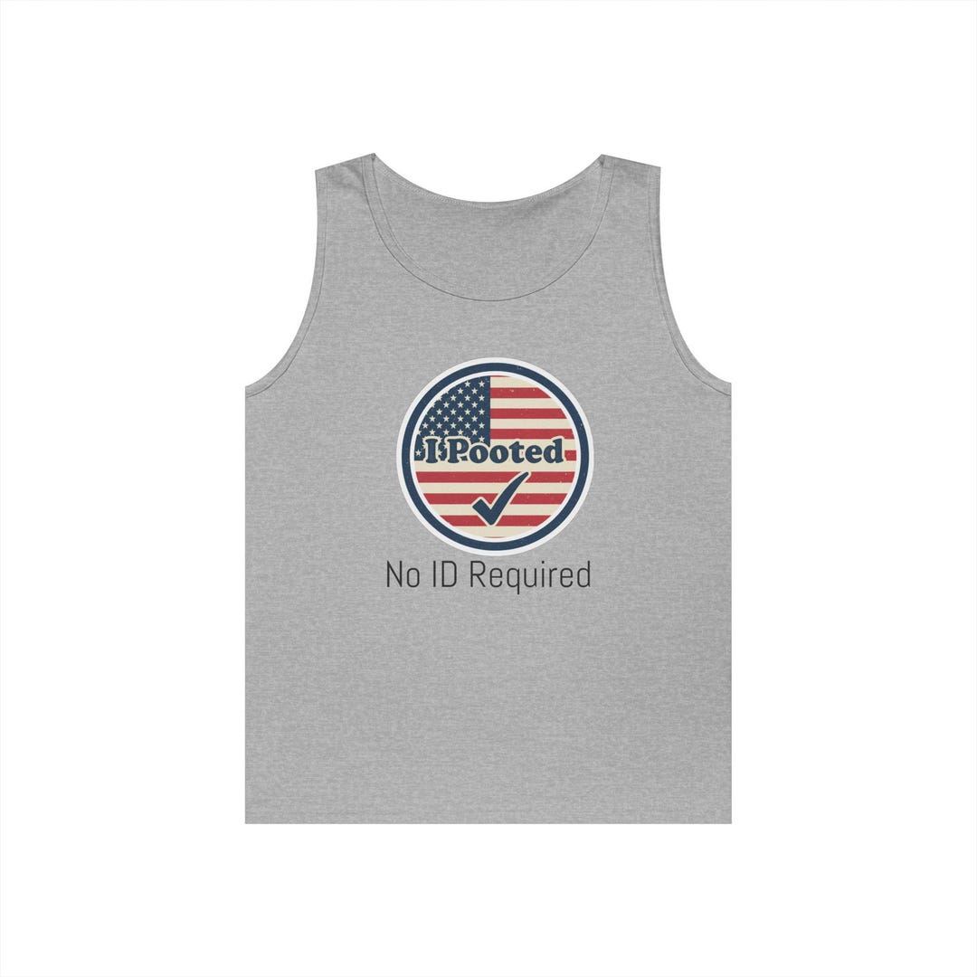 Pooted I Pooted Voting Sticker Design Tank Top | Funny Vote Parody - Etsy