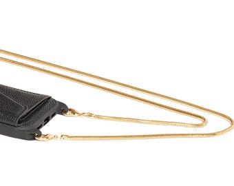 Crossbody Strap: Gold-Toned Chain Slink Cross body Shoulder Strap