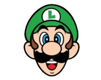 Luigi svg - Luigi png - fichier T Shirt - téléchargement numérique - fichier de coupe - PNG - chemise Mario - Image Cricut - cadeau Mario - SVG - visage de Luigi
