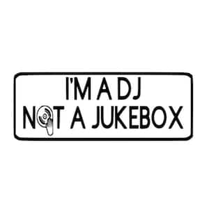 I'm A DJ Not A Jukebox SVG - digitaler download - geschnittene Datei - png 300 dpi - dj Geschenk - dj Kleidung - Baby dj - Party Shirt
