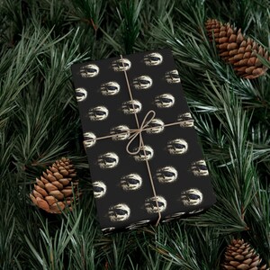 Night&#39;s Sentinel Raven Gift Wrap Papers Gothic Wrapping Paper