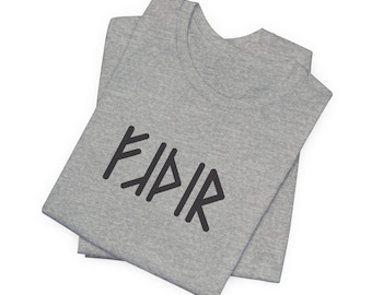 Viking Runes "Father" T-Shirt, Fathers Day Tee,  Norse Runes Shirt, Minimal Viking Nordic Symbol Tee