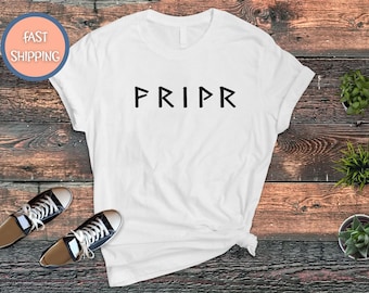 Viking Runes "Peace" Shirt, Norse Mythology Tee,  Unisex Jersey Short Sleeve Tee, Futhark Runes Shirt