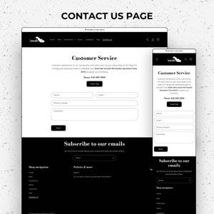 Shopify Luxury Hair Website Template, Shopify Website Theme, Premade Hair Website, Shopify Design, Shopify Template, Business Website
