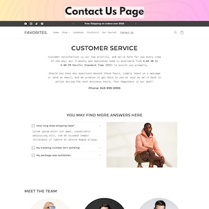 Shopify Website Design and Development, Free eCommerce Template Included, Custom Website Design, Store Design, Shopify Design, Unique Design image 10