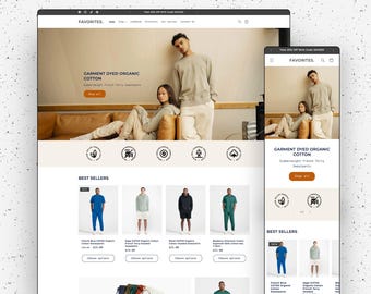 Template Shopify per la moda, tema Shopify moderno e pulito, senza bisogno di programmazione, tema facile da usare, tema per negozio Shopify di abbigliamento, tema Shopify OS 2.0