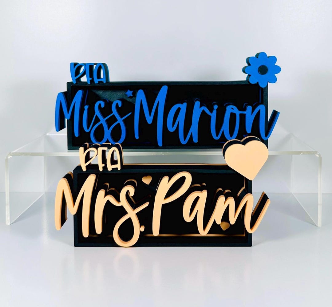 Personalized Desk Name Plate, Desk Accessories, Office Gifts for Boss ...