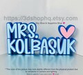 Personalized Desk Name Plate, Teacher Name Sign, Office Gifts for Boss Coworkers, Office décor, Custom Desk Name Sign, Kids Name Sign, 3D