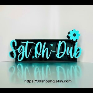 Personalized Desk Name Plate, Desk Accessories, Office Gifts for Boss Coworkers, Office decor, Teacher Name Sign,