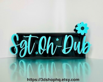 Personalized Desk Name Plate, Desk Accessories, Office Gifts for Boss Coworkers, Office decor, Teacher Name Sign,