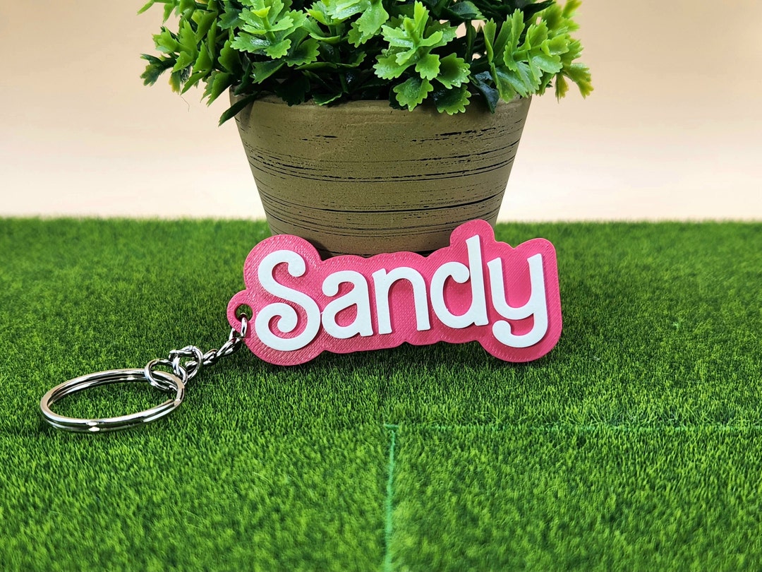 Personalized Keychain / Doll Inspired Keychain / Backpack Name Etsy