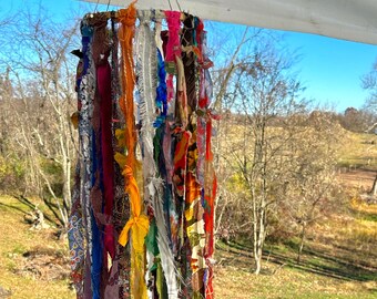 Custom Boho Fabric Wind Sock/Chandelier