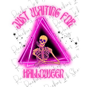 Ich warte nur auf Halloween PNG, Skelett png