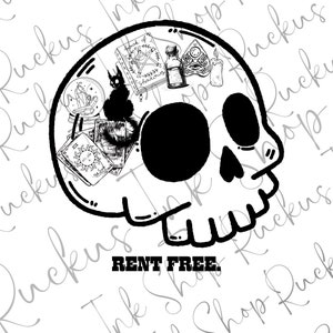 Witchy Png, Witchy SVG, Rent Free png