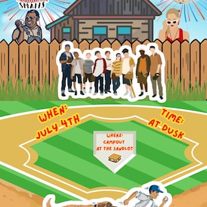 The sandlot birthday invitation