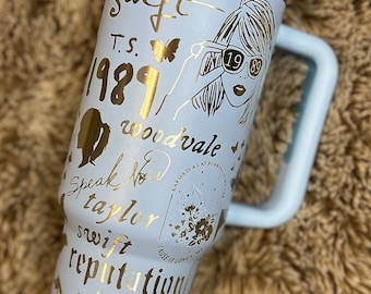 TS themed Engraved Tumbler