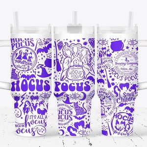 HP Halloween Engrave Wrap Digital File 40 oz tumbler SVG