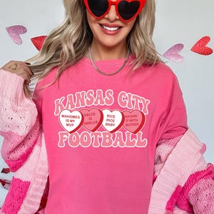 Kansas City Football Valentines Shirt
