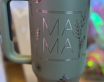 Western Mama themed Engraved Tumbler