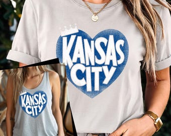 Shirt honkbalhart Kansas City
