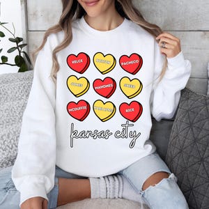 Kansas City Football Valentines Shirt
