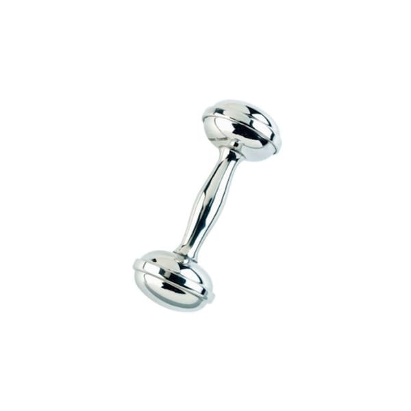 Silver Baby Rattle Etsy
