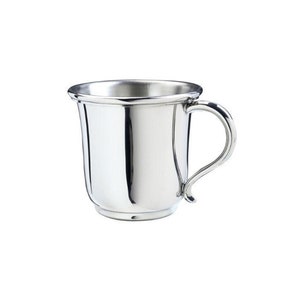 Engraved Alabama Pewter Baby Cup, silver baby cup