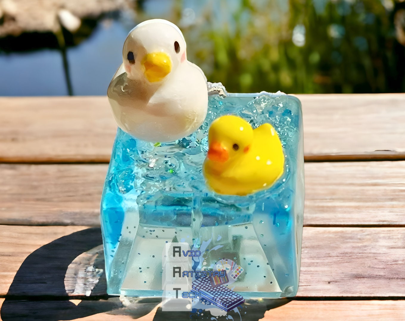 P jaro de pato de goma Etsy M xico