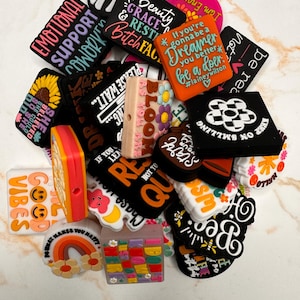 Inspirational Focal Beads for DIY Pens, Keychains, Cup Charms, Wristlet