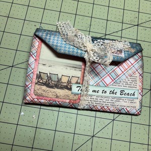 handmade accordion junk journal