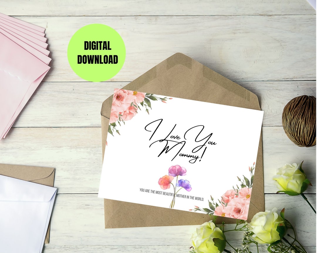 Editable I Love You Mommy Card Printable Love Card Card Etsy Editable I Love You Mommy Card Printable Love Card Card Etsy