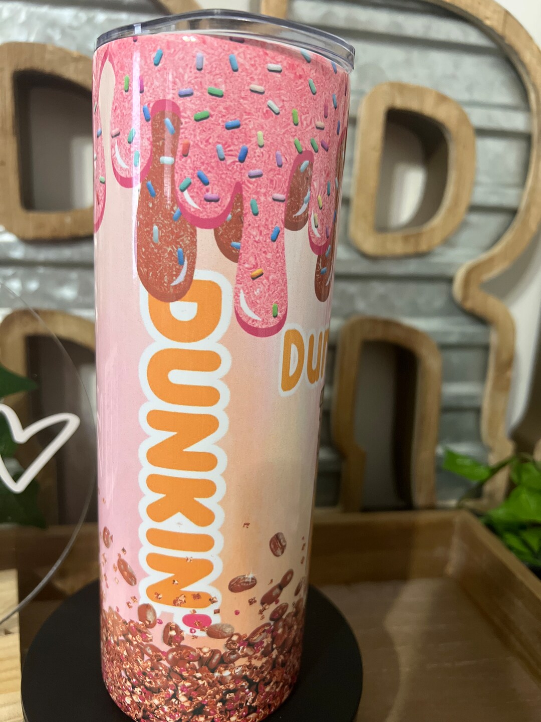 Dunkin Donuts Tumbler Personalized Tumbler, Donuts Lovers, Dunkin Donut