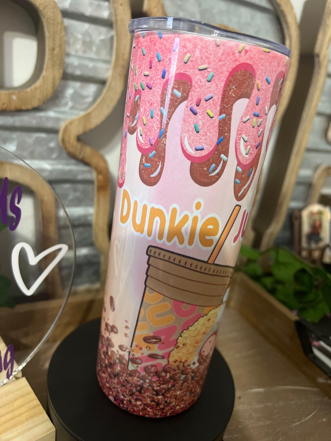 Dunkin Donuts Tumbler Personalized Tumbler, Donuts Lovers, Dunkin Donut